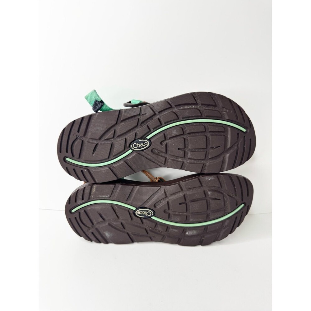 Chaco Women's ZX1 Classic Sandals Adobe Clan Brown Green Womens Size 8 - Picture 9 of 11